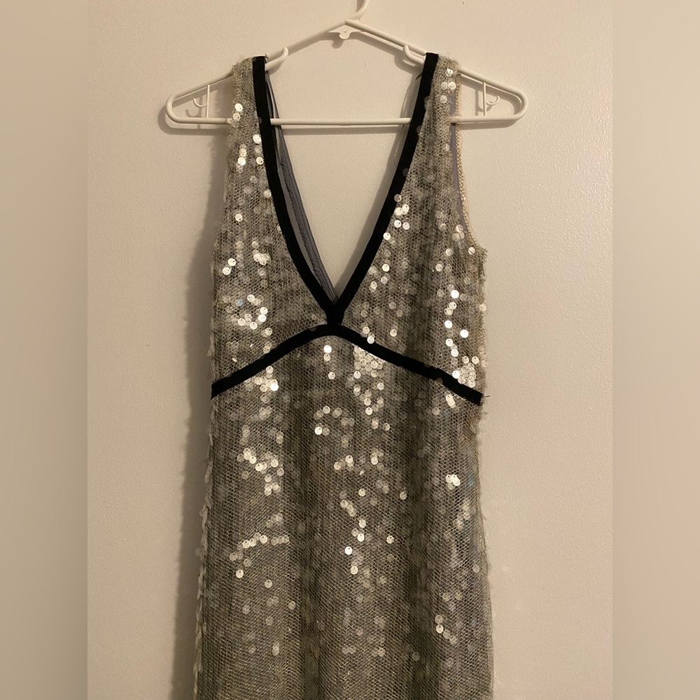 Zara Sequin Mesh Dress XS - Picture 9 of 15